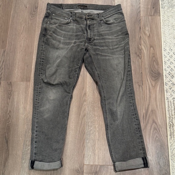 Grey Nudie Jeans, size 34" x 34" - Picture 1 of 8